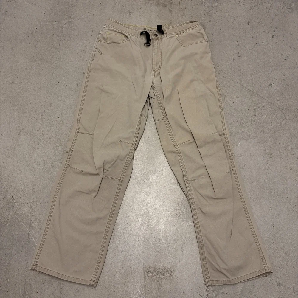 The North Face A5 Series Pants Mens 36 Beige Cotton Climbing Hiking Outdoor